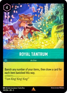 Lorcana COLD FOIL Royal Tantrum - Shimmering Skies # 161 - Imagen 1 de 1
