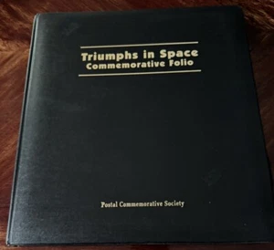US Stamps Triumphs In Space Commemorative Folio 33 Cent - Picture 1 of 12