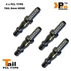 4 x PCL Tails 8mm Hose  - Air Line Fittings 008
