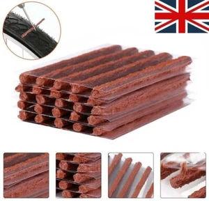 10 PC Tubeless Tire Tyre Puncture Repair Kit Strips Plug Car Van Truck Bike 10CM - Picture 1 of 8