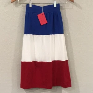 Skirt Girl 6 100% Cotton Colorful Colorblock Tiered Maxi Skirt Mom & Pop's Kids - Picture 1 of 10