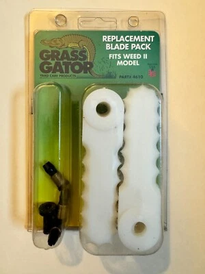 1 pacote de substituição Grass Gator Weed II - 12 lâminas modelo #4610 - Novo em folha - Imagem 1 de 2