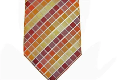 Corbata para hombre John Ashford Sunrise rejilla cuello multicolor 3 1/2" x 58" Foto 1 de 3
