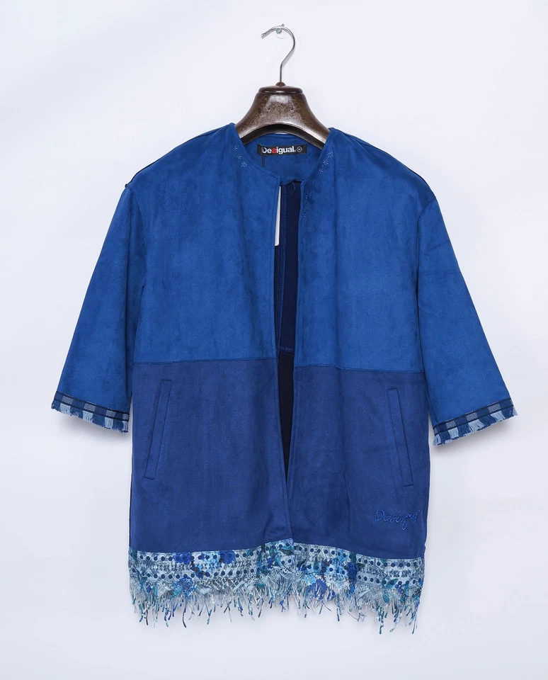 Desigual Women's Jacket Size M Embroidered Jacket 19SWEWX0 RRP: 99.95Eur - Image 1 of 4