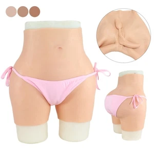 Männer Silikon Unterwäsche Gefälschte Vagina Hose Sexy Po Shemale Cosplay - Bild 1 von 22