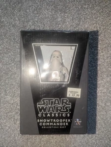 Star Wars Classics Snowtrooper Commander mini busto gigante suave 2007 en caja - Imagen 1 de 1