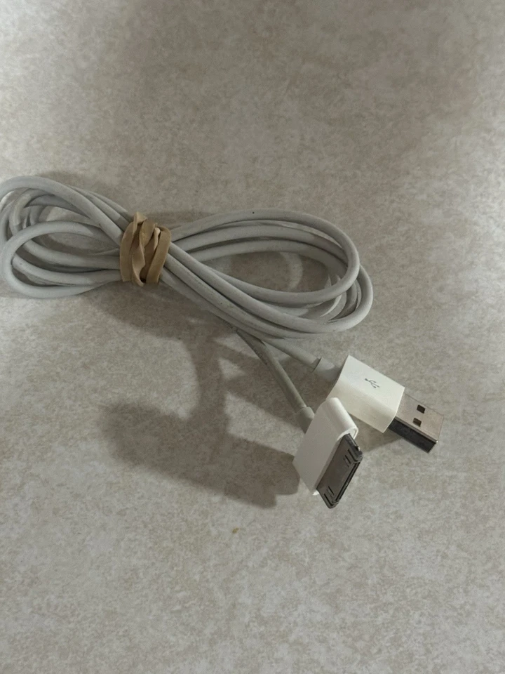 USB Charger Data Sync Cable for Apple iPhone 1st 2nd Gen 1G 2G 3G 3GS 4 4G 4S - Image 1 of 1