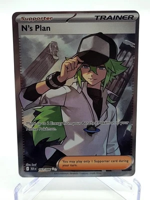 Pokemon TCG Black Bolt N’s Plan #163/086 Secret Rare - Image 1 of 2