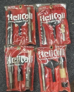 Vintage Helicoil Thread Repair Kit 3/8 1/4  5/8 7/16 Made in USA Lot 4 - Picture 1 of 5
