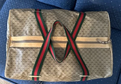 Vintage Gucci Canvas  Duffle Bag - Women’s. - Image 1 of 3