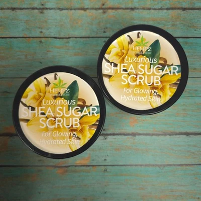 2X Hempz Herbal Sugar BODY SCRUB Age Defying VANILLA Exfoliate Polish Hydrate - Image 1 of 4