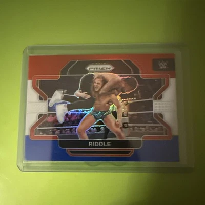 Matt Riddle 2022 Panini WWE Prizm Red White & Blue Prizm Card #20 - Image 1 of 2