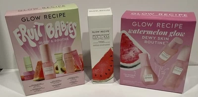 Glow Recipe Watermelon Glow Sets NEW Fruit Babies, Toner, & Dewy Skin Routine - Image 1 of 4