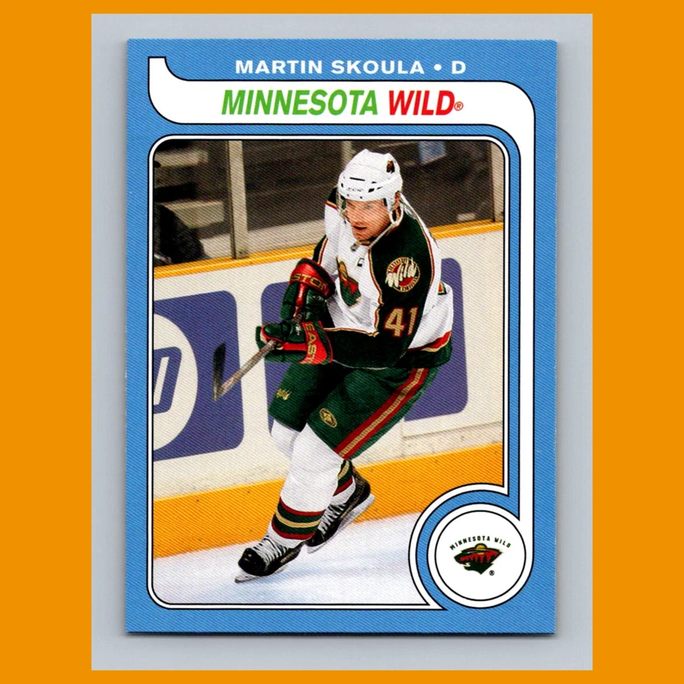 Martin Skoula #179 2008-09 O-Pee-Chee 1979-80 Retro Minnesota Wild Hockey Card - Image 1 of 3