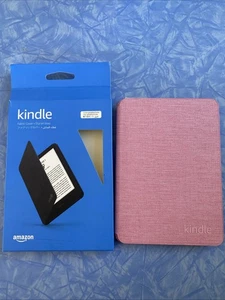 Kindle 11th Gen Rose Heathered Pink Fabric Cover Lightweight Fits 2022 and 2024 - Picture 1 of 16