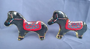 (Pair) Abraham Palatnik Vintage MCM Lucite Pony Sculpture Figures - Picture 1 of 6