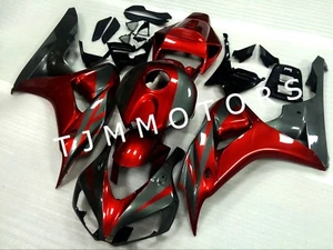 Kit de carenado de carrocería molde de inyección ABS metálico rojo gris para CBR1000RR 2006 07 - Imagen 1 de 8