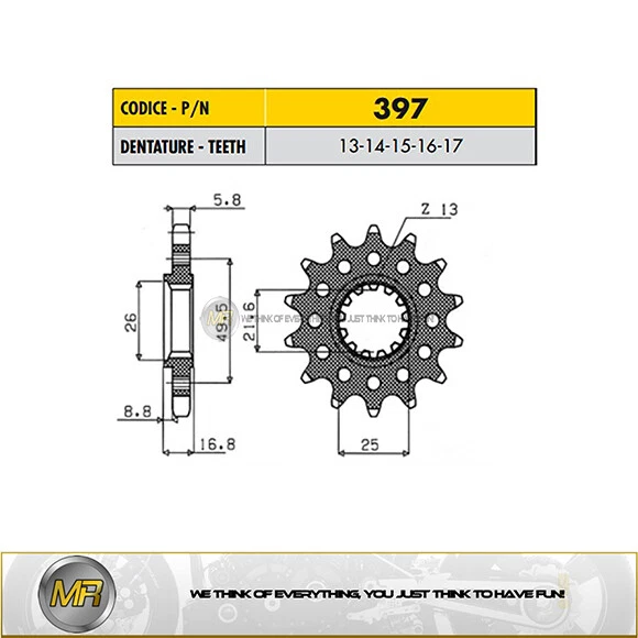 KAWASAKI ZX6R NINJA 636 2003 2004 2005 2006 PIÑÓN PASO 520 CON 15 DIENTES Foto 1 de 1
