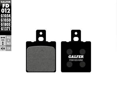 KTM 125 MX 1986-1987 Galfer Rear Brake Pads - Image 1 of 4