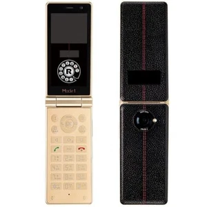 FREETEL MODE1 RETRO II Android Flip Phone Unlocked New Japan Black Retoro 2 - Picture 1 of 6