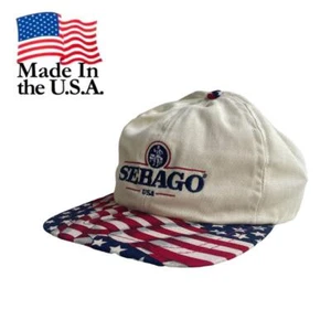 90'S Deadstock Sebago Usa 6Panel Cap - Picture 1 of 10