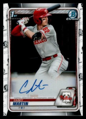 2020 Bowman Draft Casey Martin 1st Auto #CDA-CM - Image 1 of 2