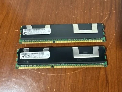 Micron MT36JSZF51272PZ-1G1F1BA 4GB 2RX4 PC3-8500R-7-10-J0 Lot Of 2 - Image 1 of 4