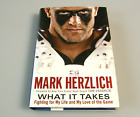 What It Takes by Mark Herzlich Signed 1st Ed HC DJ NY Giants, Cancer Survivor