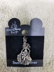 DISNEY 3-D BELLEZA DURMIENTE PLATA ESTERLINA SÓLIDA .925 COLGANTE ENCANTO *NUEVO* PANDORA - Imagen 1 de 2