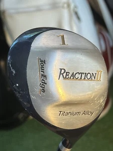 Tour Edge Reaction II Titanium Alloy Driver/RH/Reg Flex Steel Shaft/43" - Picture 1 of 13