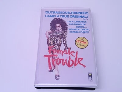 Female Trouble 1974 VHS UK PAL Pre Cert Ex-Rental Palace Video John Waters Divin - Bild 1 von 4