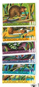 1976 Jugoslawien Sc# 1294-9 - Süßwasserfauna. MNH Briefmarkensatz Cv$5.55 - Bild 1 von 1
