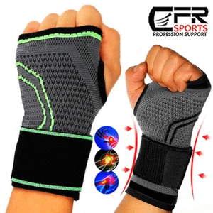 Left Right Wrist Hand Brace Support Splint Carpal Tunnel Arthritis Sprain Sports - Picture 1 of 16