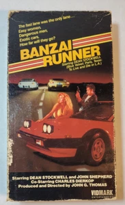 Banzai Runner Vidmark VHS Dean Stockwell John Sheperd  Rare 1987 Video Tape - Picture 1 of 6