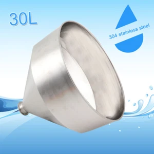 30L Hopper for Container Filling Machine 304 Stainless Steel For Liquid & Paste - Picture 1 of 11