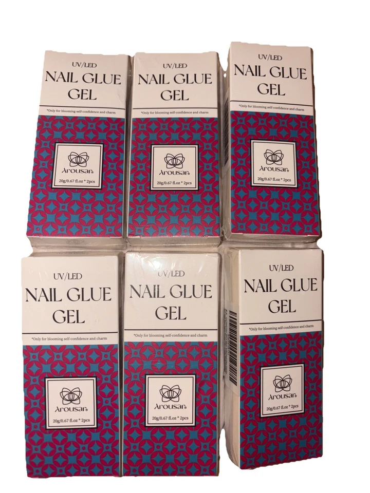 Gel Uñas Azul 20 Ml, Pegamento de Uñas Sólido Gel para Punta de Uñas Suave Súper Fuerte  Foto 1 de 2