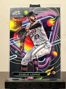 Pablo Lopez #183 2023 Topps Chrome Cosmic Baseball - Minnesota Twins - Picture 1 of 2