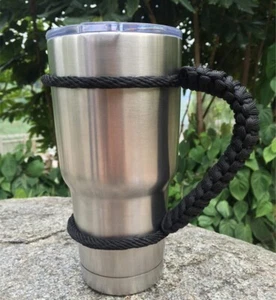 Paracord Handmade Handle For 30oz Yeti Ritc Ozark Tumbler Rambler Holder B332 - Picture 1 of 4