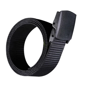 Cinturones Tejidos Aptos para Aeropuerto Deportes Lona Miss Man Negro Web Hombres - Imagen 1 de 11
