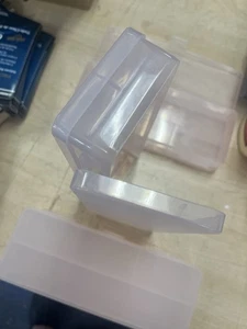 FUNDA LÁPIZ Escolar Organizador de Plástico Duro Doble Cara 8”-3”-1.5” Rosa Claro - Imagen 1 de 2