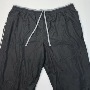 Starter Windbreaker Pants Men’s 3XL Cotton Lined Black Baggy Active - Picture 1 of 11