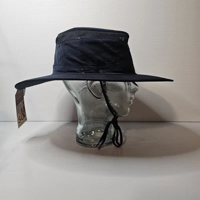 Infinity Headwear Marca Ala Ancha Enfriamiento PESCA/Sombrero para el Sol Azul Marino Nuevo con Etiquetas Foto 1 de 4