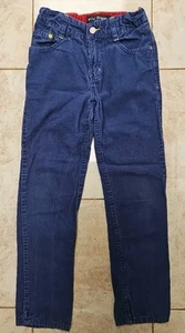 Mini Boden Boys Age 10 Years Blue Yellow Cord Pant Trousers 100% Cotton Fashion - Picture 1 of 12