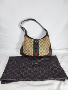 Gucci Jackie Sherry Line Shoulder Bag 00963 Beige/Brown SPBJKI-343792 - Picture 1 of 22