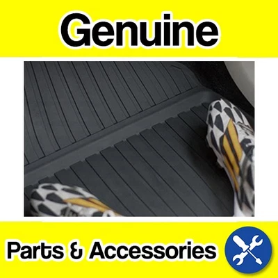 Genuine Volvo XC60 (18-) Rubber Floor Mats (RHD Automatic Colour: Charcoal) - Image 1 of 4