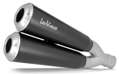 Leo Vince Dual GP Stainless Steel Slip-On Exhaust Muffler (15105U) - Image 1 of 3