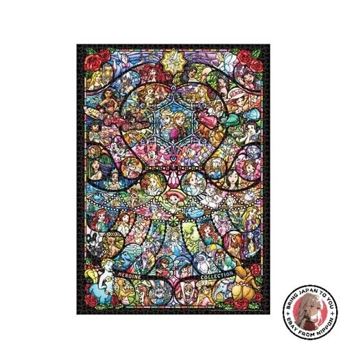 NUOVO 2000 pezzi puzzle Disney Pixar Heroine Collection vetro colorato - Immagine 1 di 1