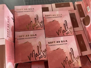 5pk Mally Soft As Silk Powder Foundation Deep 0.28 Oz Beauty Make Up New - Picture 1 of 10