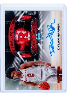 DYLAN HARPER 2024 Bowman U Chrome Campus Visits On-Card Refractor Auto Case Hit - Picture 1 of 2