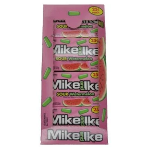 Caramelle gommose all'anguria acida Mike e Ike - Astuccio da 24 0,78 once Scatola - Foto 1 di 4